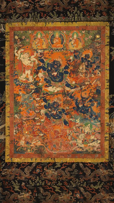 Diverse Forms of Mahakala and Other Protectors by Unbekannt Unbekannt